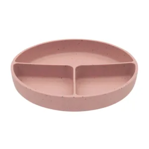 Farfurie cu compartimente Kikka Boo Platinum Silicone Blush 600 ml 6 luni+