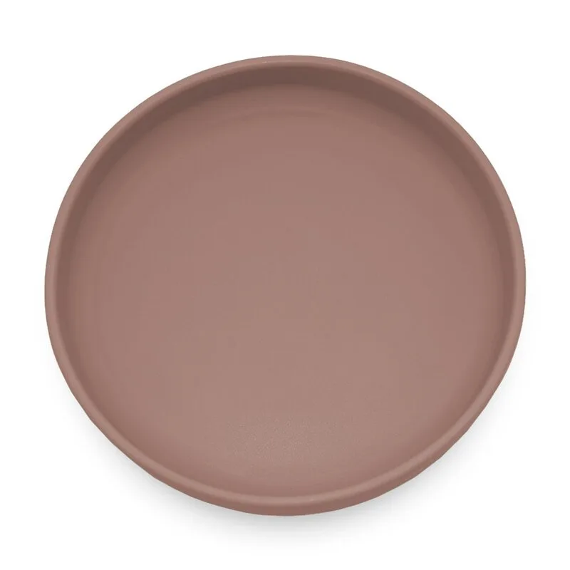 Farfurie din silicon PetiteMars Velvet Latte Maro pudrat TakeMatch