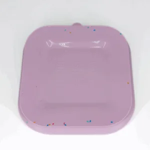 Farfurie patrata din silicon compartimentata Coccorito Lila