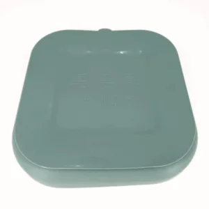 Farfurie patrata din silicon compartimentata Coccorito Mint