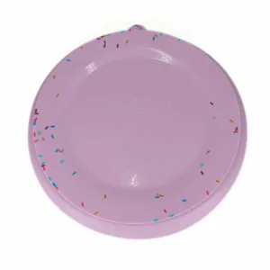Farfurie rotunda din silicon compartimentata Coccorito Lila