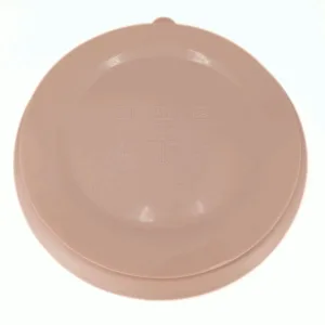 Farfurie rotunda din silicon compartimentata Coccorito Soft Pink