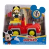 Figurina Mickey Mouse cu masina de pompieri