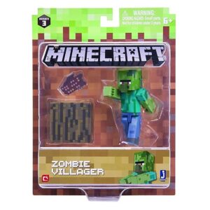 Figurina Minecraft Zombie Villager W3