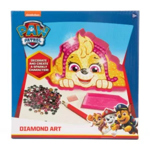 Figurina Paw Patrol Skye pentru decorat cu pietricele