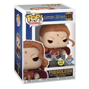 Figurina de colectie Funko Pop Animation Black Clover Fuegoleon Special Edition Glow In The Dark 1555