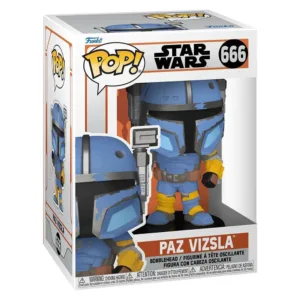 Figurina de colectie Funko Pop Disney Star Wars The Mandaorian Paz Vizsla 666 Bobble Head