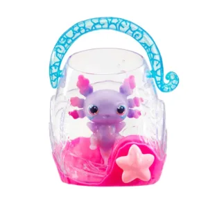 Figurina salamandra Axolotl cu acvariu Animagic Aquarium Bubble Reef