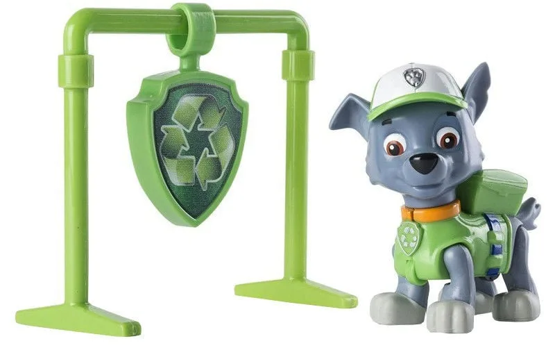 Figurina si insigna Paw Patrol