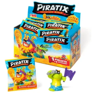 Figurina surpriza cu accesoriu Piratix Golden Treasure