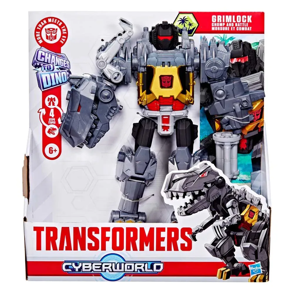 Figurina transformabila Grimlock Chomp and Battle Hasbro Transformers 23 cm