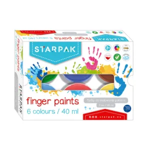 Finger paints cu 6 culori Starpak
