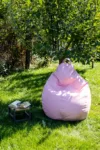 Fotoliu Puf Bean Bag pink XL fara husa interioara