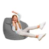 Fotoliu Puf Bean Bag tip Para L Scandinavian black