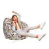 Fotoliu Puf Bean Bag tip Para L flori si fluturi