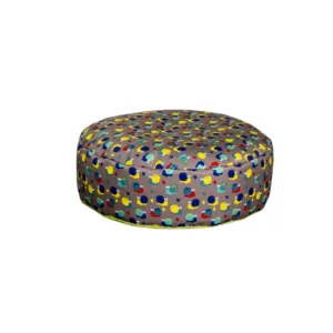 Fotoliu Puf rotund gri snails impermeabil