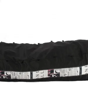 Fotoliu Pufrelax Yoga XL Teteron Black pretabil si la exterior umplut cu fulgi de burete memory mix