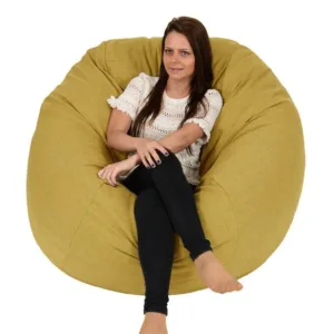 Fotoliu Pufrelax king size sunflower umplut cu fulgi de burete memory mix