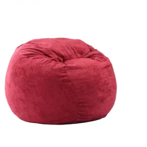 Fotoliu Pufrelax king size xl sour cherry gama premium rustic mare umplut cu fulgi de burete memory mix