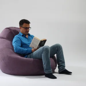 Fotoliu Pufrelax nirvana gigant magnetic ink cu husa detasabila textila umplut cu perle polistiren