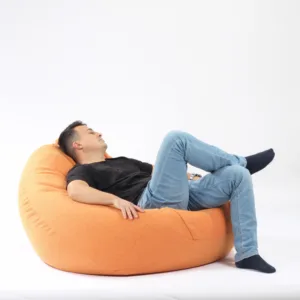 Fotoliu Pufrelax nirvana gigant sunrise cu husa detasabila textila umplut cu perle polistiren