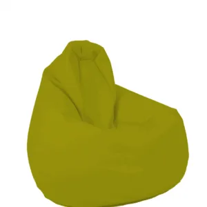 Fotoliu Pufrelax nirvana hobbit panama olive umplut cu perle polistiren