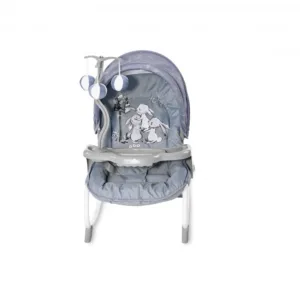 Fotoliu balansoar Dream Time Silver Blue Rabbits