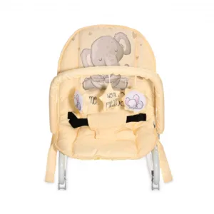 Fotoliu balansoar Eliza Yellow Cute Elephant