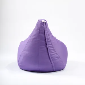 Fotoliu beanbag pentru copii 4-14 ani nirvana light panama mov umplut cu perle polistiren