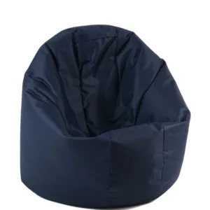 Fotoliu beanbag ralaxo teteron bleumarin  umplut cu perle polistiren