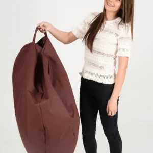Fotoliu beanbag ralaxo teteron cappuccino umplut cu perle polistiren