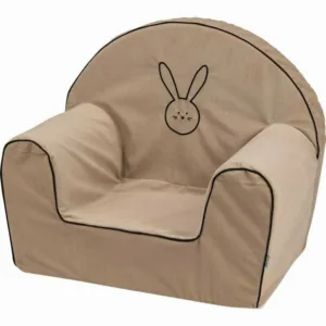 Fotoliu din burete pentru copii Bubaba Bunny Bej 9 luni-5 ani