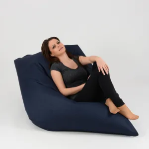 Fotoliu mare magic pillow panama grey pretabil si la exterior umplut cu perle polistiren
