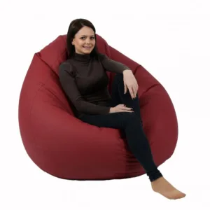 Fotoliu mare nirvana gigant wine umplut cu perle polistiren beanbag para marca Pufrelax