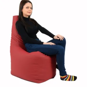 Fotoliu mediu sunlounger bordo umplut cu perle polistiren marca Pufrelax