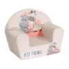 Fotoliu pentru copii Knorr Toys Best Friends umplutura din spuma moale