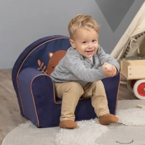 Fotoliu pentru copii Knorr Toys Happy Bear umplutura din spuma moale