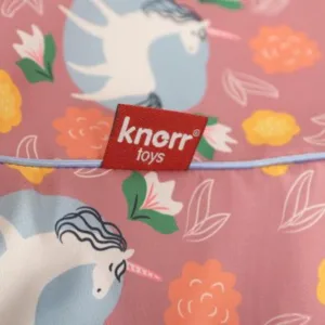 Fotoliu pentru copii Knorr Toys Unicorn Roz umplutura bilute din polistiren