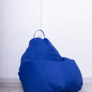 Fotoliu puf Bean bag albastru XXL cu husa interioara