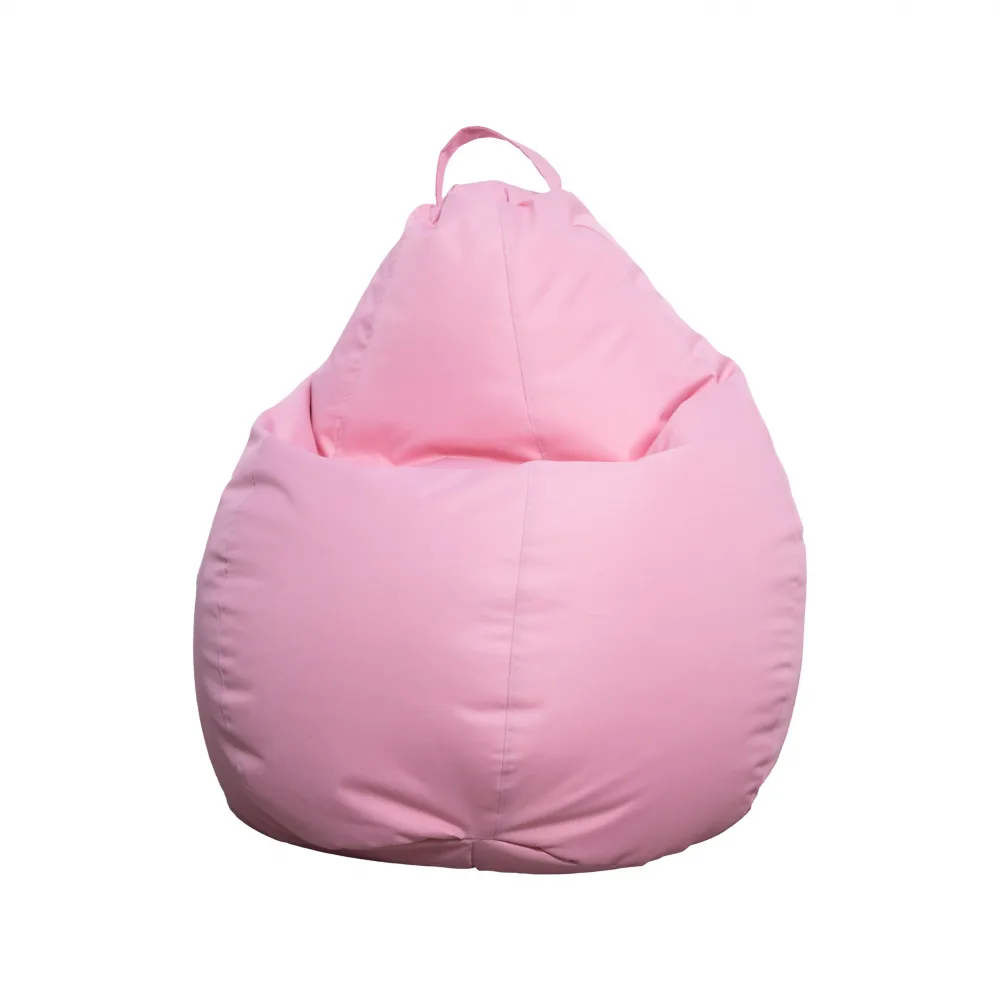 Fotoliu puf Bean bag pink XL cu husa interioara