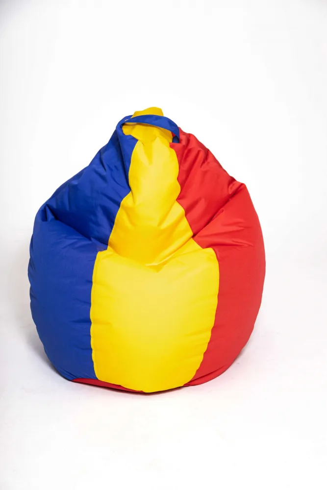 Fotoliu puf Bean bag tricolor fara husa interioara