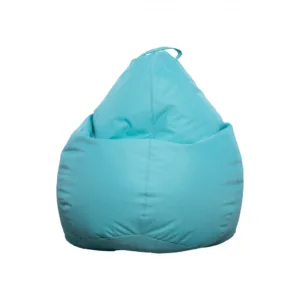 Fotoliu puf Bean bag turcoaz XL cu husa interioara