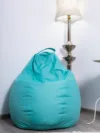 Fotoliu puf Bean bag turcoaz XXL fara husa interioara