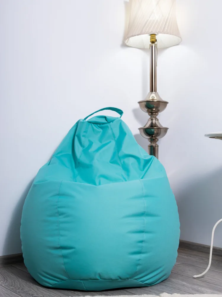 Fotoliu puf Bean bag turcoaz XXL fara husa interioara