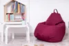 Fotoliu puf Bean bag visiniu XXL fara husa interioara