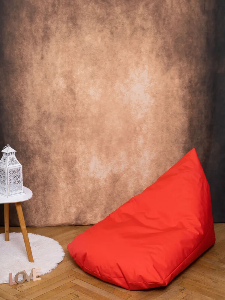 Fotoliu puf Lazy red