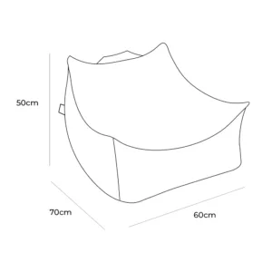 Fotoliu puf MeowBaby din catifea Sako aesthetic roz pudrat