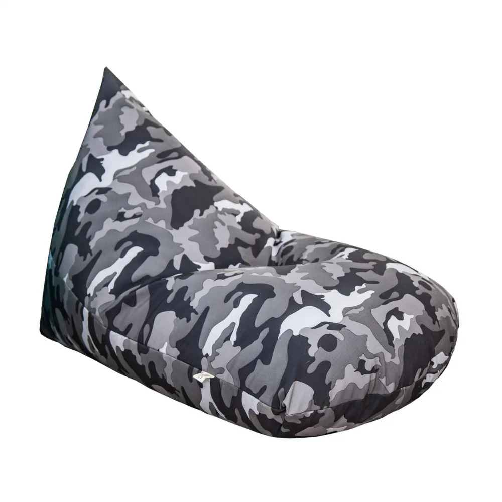 Fotoliu puf bean bag camouflage impermeabil