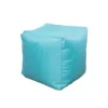 Fotoliu puf cub turcoaz cu husa interioara