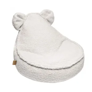 Fotoliu puf pentru copii MeowBaby Bearly crem 58x50x67cm